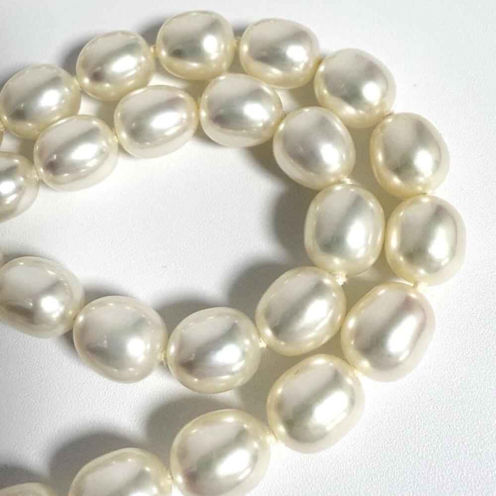 TIFFANY Silver Pearl Heart Necklace - Picture 5 of 10